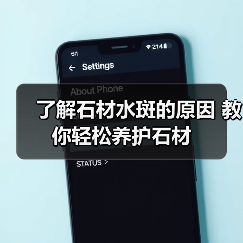 了解石材水斑的原因 教你轻松养护石材(图1) 了解石材水斑的原因 教你轻松养护石材(图1)