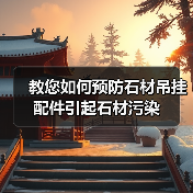 教您如何预防石材吊挂配件引起石材污染（图4）