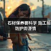 石材保养要科学 施工前防护需谨慎(图2) 石材保养要科学 施工前防护需谨慎(图2)
