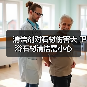清洁剂对石材伤害大 卫浴石材清洁需小心（图1）