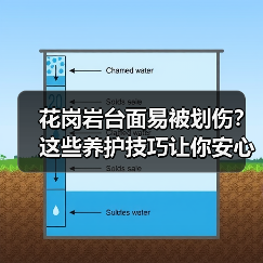 花岗岩台面易被划伤?这些养护技巧让你安心使用(图1) 花岗岩台面易被划伤?这些养护技巧让你安心使用(图1)