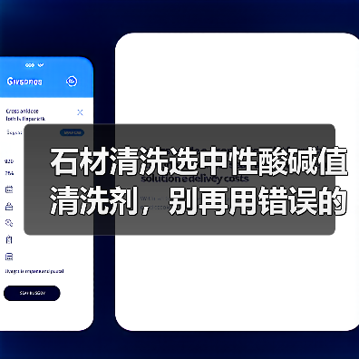 石材清洗选中性酸碱值清洗剂，别再用错误的清洁剂！（图3）