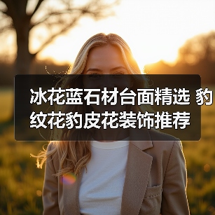 冰花蓝石材台面精选 豹纹花豹皮花装饰推荐（图4）