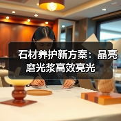 石材养护新方案：晶亮磨光浆高效亮光（图2）