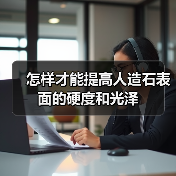 怎样才能提高人造石表面的硬度和光泽(图2) 怎样才能提高人造石表面的硬度和光泽(图2)