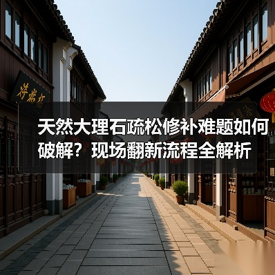 天然大理石疏松修补难题如何破解？现场翻新流程全解析（图3）