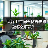 大厅卫生间石材养护难题怎么解决?(图1) 大厅卫生间石材养护难题怎么解决?(图1)