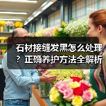 石材接缝发黑怎么处理?正确养护方法全解析(图2) 石材接缝发黑怎么处理?正确养护方法全解析(图2)