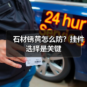 石材锈黄怎么防？挂件选择是关键（图2）