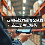 石材接缝发黑怎么处理？施工要点全解析（图2）