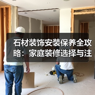 石材装饰安装保养全攻略：家庭装修选择与注意事项（图1）