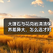 大理石与花岗岩清洁保养差异大，怎么选才对？（图4）
