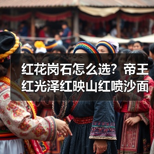 红花岗石怎么选？帝王红光泽红映山红喷沙面石材推荐（图3）