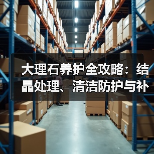 大理石养护全攻略:结晶处理、清洁防护与补缝技巧(图1) 大理石养护全攻略:结晶处理、清洁防护与补缝技巧(图1)
